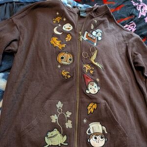 Over The Garden Wall Embroidered Hoodie